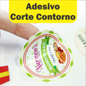 Adesivo corte contorno (meio corte)