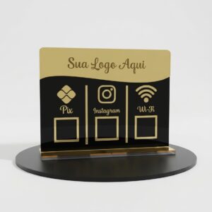 display de mesa 3 QR 17x24